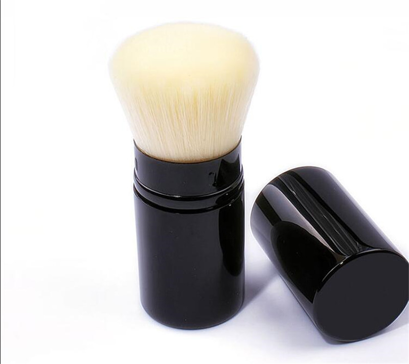 LES BELGES single brush RETRACTABLE KABUKI BRUSH with retail Box Package Makeup Brushes Blender single