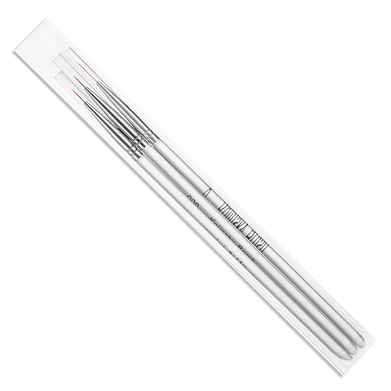 3Pcs/Set Gel Drawing Painting Nail Liner Brush Transparent Acrylic Handle Nail Art Brushes For Manicure Tool Set
3Pcs/Set Gel Drawing Painting Nail Liner Brush Transparent Acrylic Handle Nail Art Brushes For Manicure Tool Set