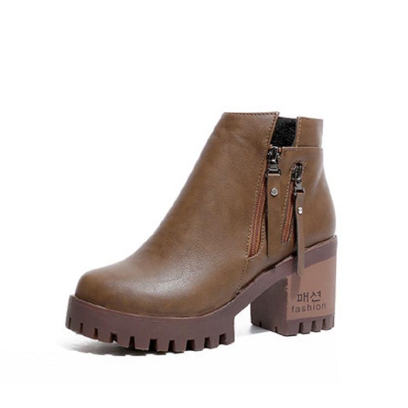 2021 autumn new women's booties fashion casual wild comfortable breathable side zipper slip thick with women's boots, Brown
2021 autumn new women's booties fashion casual wild comfortable breathable side zipper slip thick with women's boots, Brown