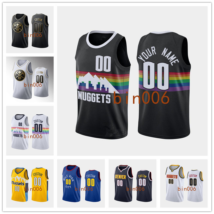 Custom Denver''Nuggets''Men Women Kid 100% embroidery Association Statement Icon basketball jersey S-6XL
Custom Denver''Nuggets''Men Women Kid 100% embroidery Association Statement Icon basketball jersey S-6XL