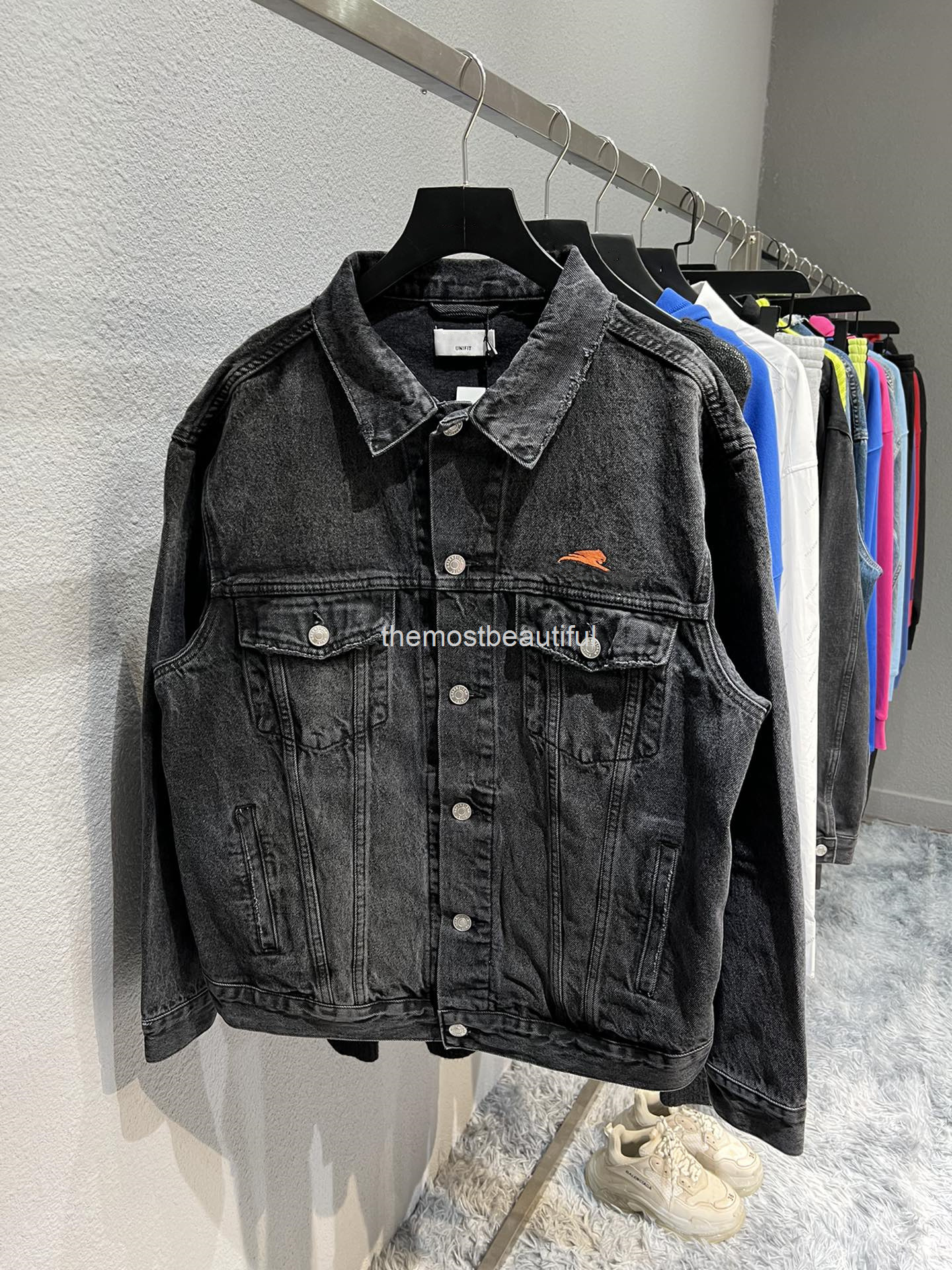 Women's Jackets Autumn and winter high version b family year tiger exclusive heavy industry loose jacket men's women's denim, 2# packing bag
Women's Jackets Autumn and winter high version b family year tiger exclusive heavy industry loose jacket men's women's denim, 2# packing bag