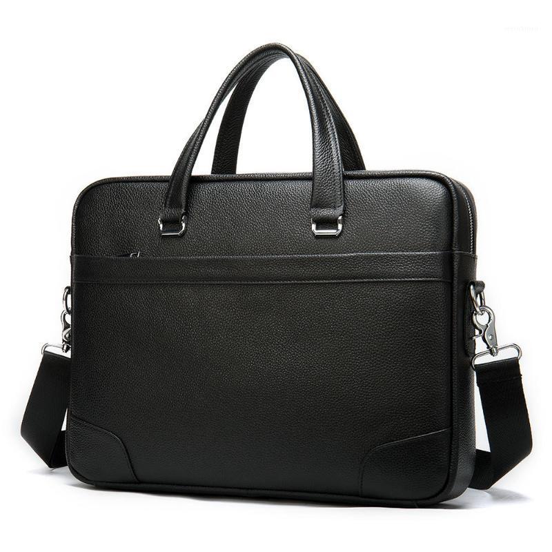 100% Genuine Leather Men's Briefcase New Natural Cowskin Fashion Large Capacity Business bag Black Male Shoulder Laptop Bags1
100% Genuine Leather Men's Briefcase New Natural Cowskin Fashion Large Capacity Business bag Black Male Shoulder Laptop Bags1