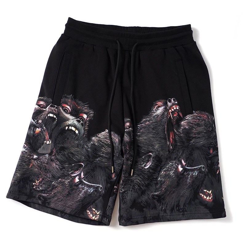 Mens Shorts Stylish Mens Summer Fashion Beach Pants Mens Women Angry Monkey Print Loose Short Pants, Black
Mens Shorts Stylish Mens Summer Fashion Beach Pants Mens Women Angry Monkey Print Loose Short Pants, Black