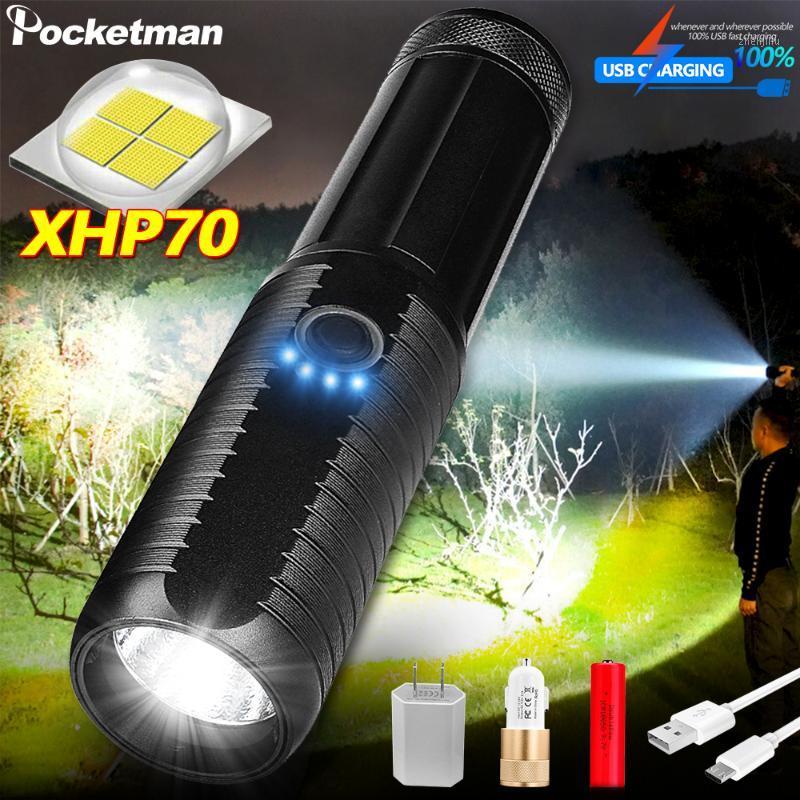 Most Brightest 4 Core XHP70 led torch usb rechargeable tactical flashlights 18650 or 26650 hand lamp T6 lanterna1
Most Brightest 4 Core XHP70 led torch usb rechargeable tactical flashlights 18650 or 26650 hand lamp T6 lanterna1