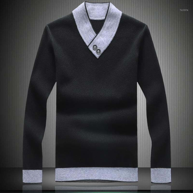 2020 autumn and winter thickening to increase the main push large cashmere sweater 10 yards black bottom pullover men clothes1
2020 autumn and winter thickening to increase the main push large cashmere sweater 10 yards black bottom pullover men clothes1