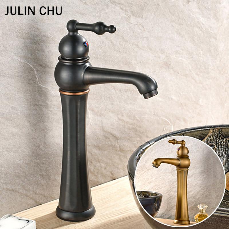 Black Bathroom Faucet Brass Hot Colder Water Mixer Basin Tap Brush Oil Rubbed Bronze Bathroom Basin Sink Tap Antique Water Taps
Black Bathroom Faucet Brass Hot Colder Water Mixer Basin Tap Brush Oil Rubbed Bronze Bathroom Basin Sink Tap Antique Water Taps