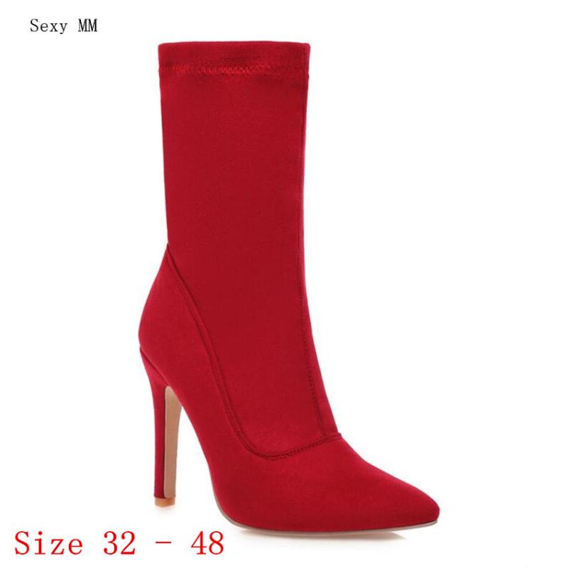 Spring Autumn High Heels Women Ankle Boots Woman Short Boots High Heel Shoes Small Plus Size 32 - 48, Blue
Spring Autumn High Heels Women Ankle Boots Woman Short Boots High Heel Shoes Small Plus Size 32 - 48, Blue