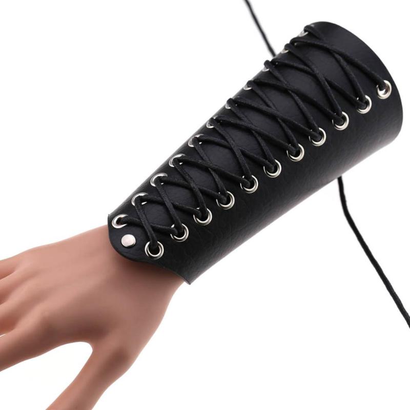 WANGAIYAO new trend rock punk non-mainstream leather wax rope braided wrist strap bracelet knee pad leg strap
WANGAIYAO new trend rock punk non-mainstream leather wax rope braided wrist strap bracelet knee pad leg strap