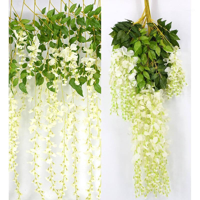 1PC 110 cm Artificial Flowers Silk Wisteria Fake Garden Hanging Flower Plant Vine Home Wedding Party Event Decor1, 01
1PC 110 cm Artificial Flowers Silk Wisteria Fake Garden Hanging Flower Plant Vine Home Wedding Party Event Decor1, 01