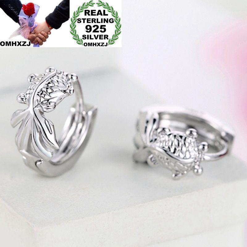 Hoop & Huggie OMHXZJ Wholesale European Fashion Woman Girl Party Wedding Gift White Goldfish 925 Sterling Silver Earrings EA4371
Hoop & Huggie OMHXZJ Wholesale European Fashion Woman Girl Party Wedding Gift White Goldfish 925 Sterling Silver Earrings EA4371