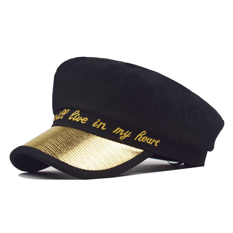 Stingy Brim Hats 2021 Men's Flat Cap Army Elegant Women's Trendy Fashion Letter Caps Couple Hat Student's Snapback, Black
Stingy Brim Hats 2021 Men's Flat Cap Army Elegant Women's Trendy Fashion Letter Caps Couple Hat Student's Snapback, Black
