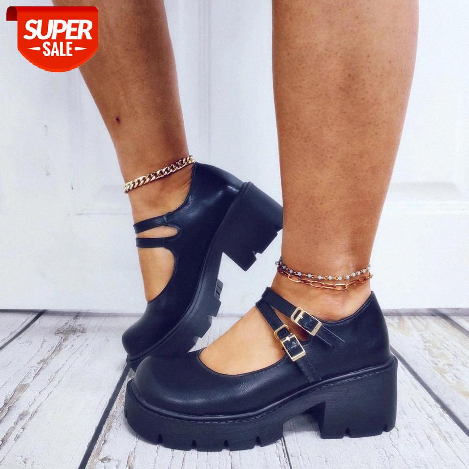 Gothick Lolita Female Thick Bottom Buckle Strap Marry Janes Cosplay Cool Chunky Heel Platform Pumps Women Spring Shoes Woman #3B0Y, Black
Gothick Lolita Female Thick Bottom Buckle Strap Marry Janes Cosplay Cool Chunky Heel Platform Pumps Women Spring Shoes Woman #3B0Y, Black