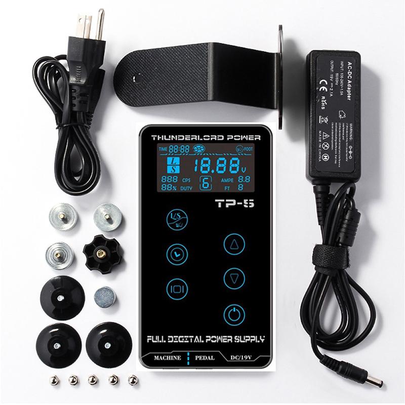 Tattoo Power Supply HURRICAN UPGRADE Touch Screen TP-5 Intelligent Digital LCD Makeup Dual Tattoo Power Supplies Set
Tattoo Power Supply HURRICAN UPGRADE Touch Screen TP-5 Intelligent Digital LCD Makeup Dual Tattoo Power Supplies Set