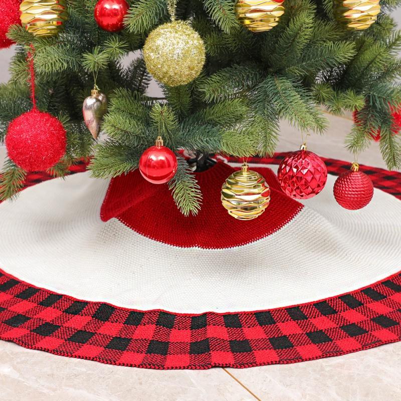Acrylic High-End Christmas Tree Skirt Apron Christmas Red and Black Grid Tree Skirt1
Acrylic High-End Christmas Tree Skirt Apron Christmas Red and Black Grid Tree Skirt1