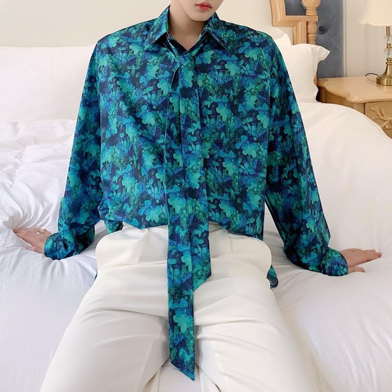 Fashion Show Vintage Flower Print Dress Shirts Stage Clothes Men Bow Tie Long Sleeve Casual Loose Shirts Japan Korea Style Male, Graph coloring
Fashion Show Vintage Flower Print Dress Shirts Stage Clothes Men Bow Tie Long Sleeve Casual Loose Shirts Japan Korea Style Male, Graph coloring