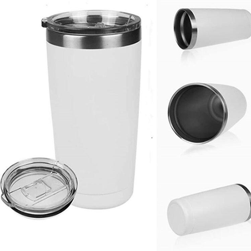 Blank Sublimation Tumbler 20 oz 30 oz Stainless Steel Car Cup Double Wall Vacuum insulated Cup travel Mug with lid DIY gift IIA865, White
Blank Sublimation Tumbler 20 oz 30 oz Stainless Steel Car Cup Double Wall Vacuum insulated Cup travel Mug with lid DIY gift IIA865, White