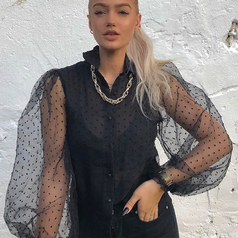 2021 New Elegant Women Summer Chiffon Shirt Sexy Thin Tops Transparent Blouses Office Lady Long Sleeves Outerwear 7cx4, Picture
2021 New Elegant Women Summer Chiffon Shirt Sexy Thin Tops Transparent Blouses Office Lady Long Sleeves Outerwear 7cx4, Picture