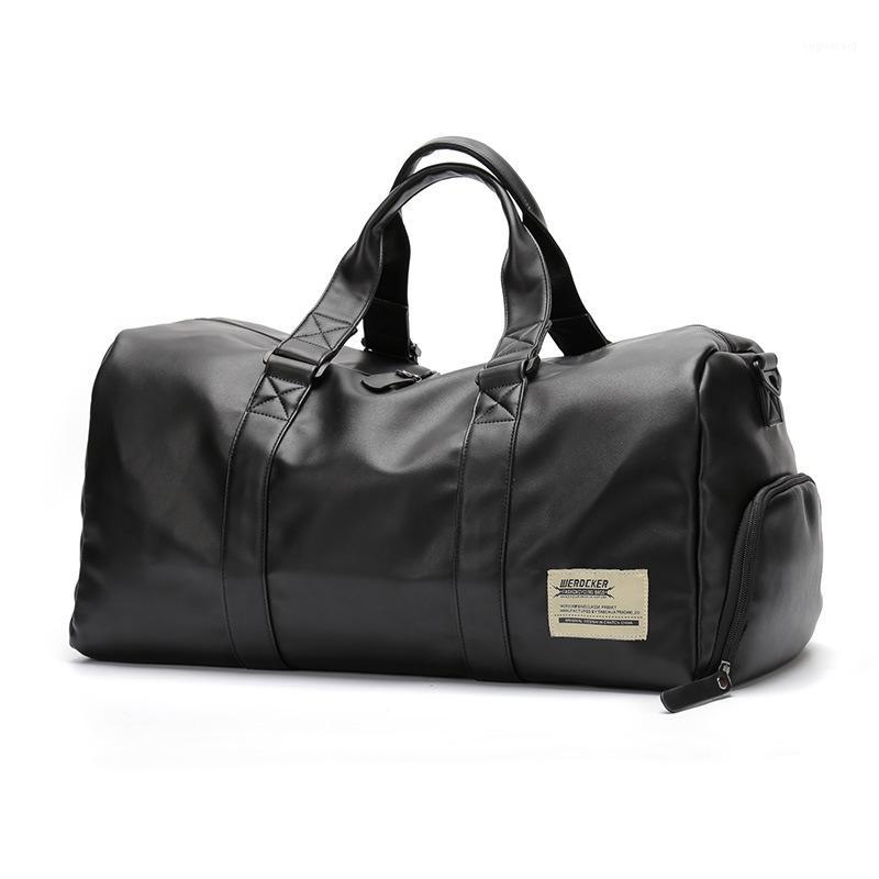 Portable travel bag for men's fitness bag sports large capacity one shoulder Travel Leather Messenger1, Black
Portable travel bag for men's fitness bag sports large capacity one shoulder Travel Leather Messenger1, Black
