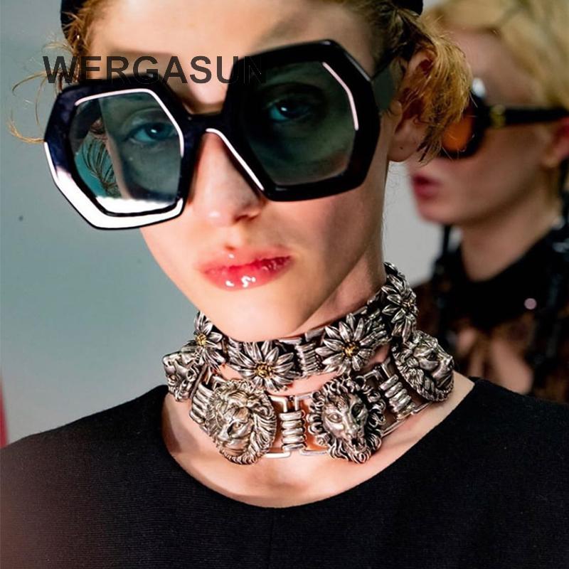 WERGASUN Oversized polygon Sunglasses Women Retro Big Frame Sun Glasses Ladies Vintage Gradient Lens Sunglasses UV400
WERGASUN Oversized polygon Sunglasses Women Retro Big Frame Sun Glasses Ladies Vintage Gradient Lens Sunglasses UV400