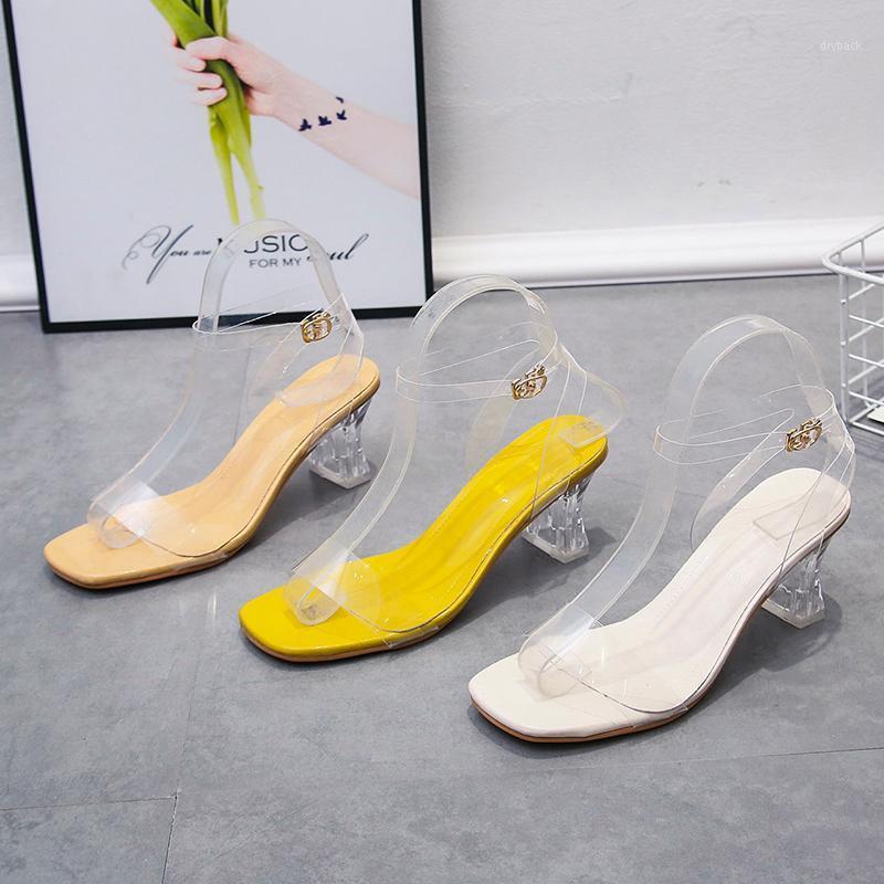 2021 Summer Women Transparent Square Low Heels Sandals Lady Sexy Clear Block 5.5cm High Heels Fashion Strap Yellow Quality Shoes1
2021 Summer Women Transparent Square Low Heels Sandals Lady Sexy Clear Block 5.5cm High Heels Fashion Strap Yellow Quality Shoes1