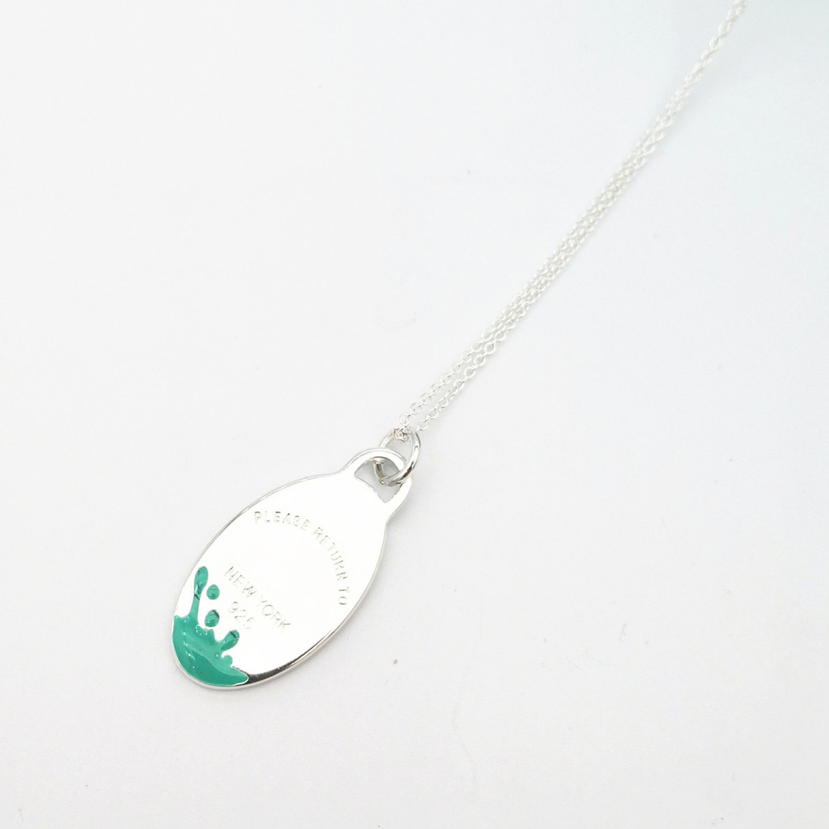 New ladies sterling silver classic cyan pink egg-shaped splash splash enamel silver necklace jewelry couple holiday gift LJ201009
New ladies sterling silver classic cyan pink egg-shaped splash splash enamel silver necklace jewelry couple holiday gift LJ201009