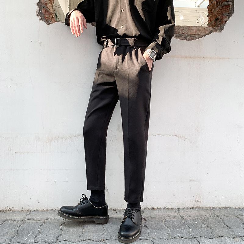 Men's trousers 2020 autumn new slim drop feeling straight pants slacks relaxed casual personality youth men's wear, Black
Men's trousers 2020 autumn new slim drop feeling straight pants slacks relaxed casual personality youth men's wear, Black
