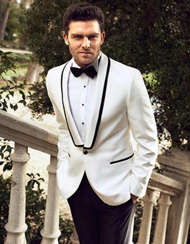 Latest Coat Pant Designs White And Black Groom Tuxedos Mens Wedding Suits Custom Made Groomsman Bridegroom Suit(Jacket+Pants, Custom color
Latest Coat Pant Designs White And Black Groom Tuxedos Mens Wedding Suits Custom Made Groomsman Bridegroom Suit(Jacket+Pants, Custom color