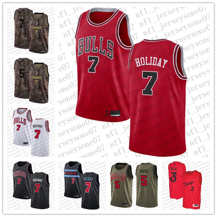 Custom Men womens Chicago Bulls 3 Dwyane Wade #5 Bobby Portis #7 Justin Holiday Camo Basketball Swingman Realtree Collection Jersey, Black
Custom Men womens Chicago Bulls 3 Dwyane Wade #5 Bobby Portis #7 Justin Holiday Camo Basketball Swingman Realtree Collection Jersey, Black