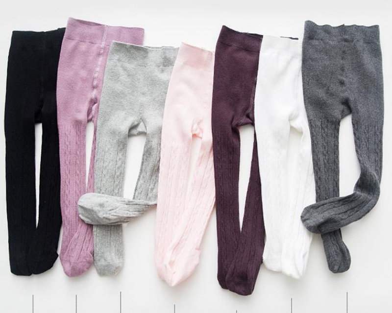 Baby Pantyhose Kids Cotton Dance Socks Pants Solid Baby Girl Pants Stretch Tights Infant Toddler Kid Clothes 8 Colors BT6015
