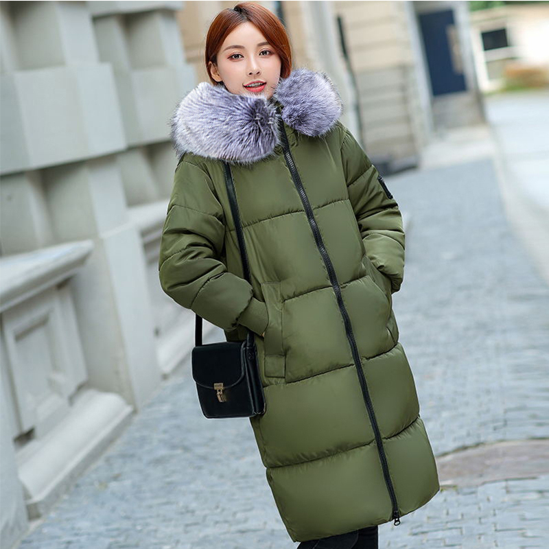 Plus Size 7XL 8XL Oversized Women Coat Winter Hooded Warm Parkas Winter Jacket Women Lengthen Outwear Warm Womens Down jacket 201019