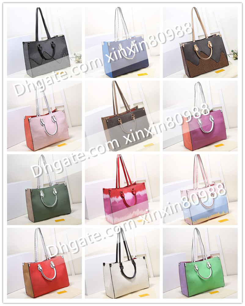 Onthego Large Capacity Tote Designers Shoulder Bags Duplex Leather Sac Bag Print Woman Handbag Lady Shopping Bag 43*31*18cm
Onthego Large Capacity Tote Designers Shoulder Bags Duplex Leather Sac Bag Print Woman Handbag Lady Shopping Bag 43*31*18cm