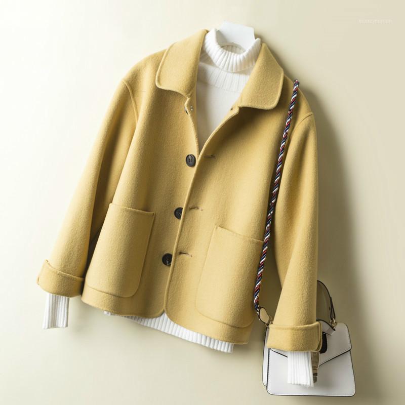 Korean Casual 100% Wool Coat Elegant Spring Autumn Women Clothes 2020 Female Woolen Coats Outerwear Abrigo Mujer 1840 ZT24731, Black
Korean Casual 100% Wool Coat Elegant Spring Autumn Women Clothes 2020 Female Woolen Coats Outerwear Abrigo Mujer 1840 ZT24731, Black