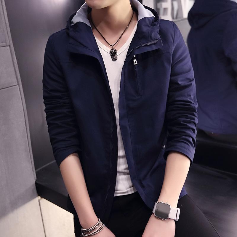 New style leisure fashion men's long sleeved Hooded Jacket, solid coat, men's coat, Black
New style leisure fashion men's long sleeved Hooded Jacket, solid coat, men's coat, Black