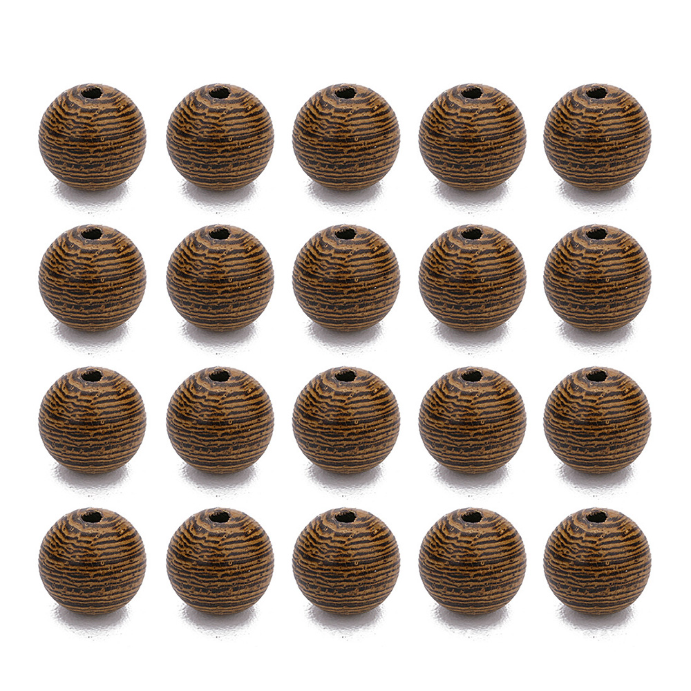 200pcs/lot 8MM Natural Loose Wooden Beads for Bracelet Necklace DIY Making Jewelry Spacer Wood Charm Beads Wholesale