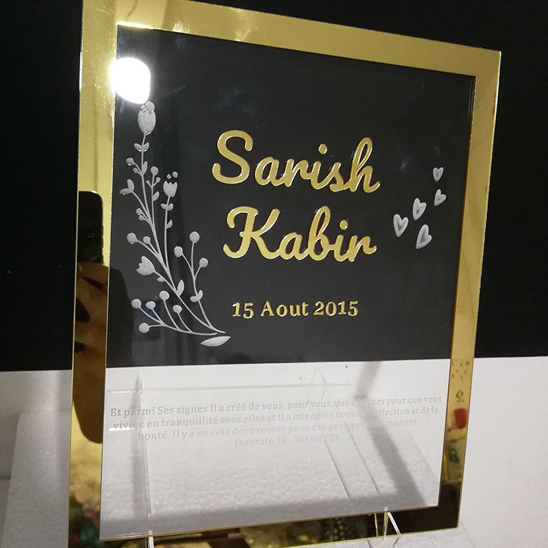Custom Wedding Couple Name Date Acrylic Mirror Frame Welcome Guests Word Sign Anniversary Party Decor Favor Plate
Custom Wedding Couple Name Date Acrylic Mirror Frame Welcome Guests Word Sign Anniversary Party Decor Favor Plate