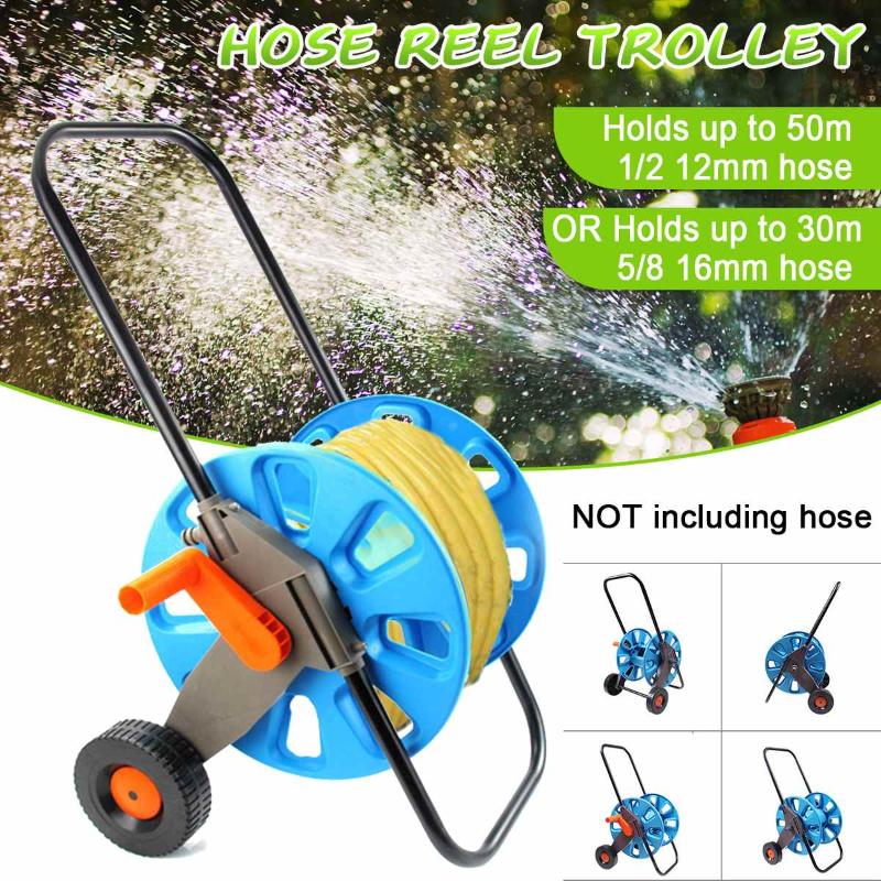 Portable Garden Water Hose Rack Garden Watering Trolley Washing Truck Hose Car 50M 1/2 Waterpipe Cart Storage Car Washer Tool, As pic
Portable Garden Water Hose Rack Garden Watering Trolley Washing Truck Hose Car 50M 1/2 Waterpipe Cart Storage Car Washer Tool, As pic