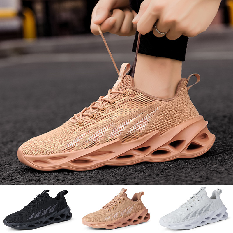 High Quality Sneakers for Men Fashion Sports run Shoes Solid Color Breathable Trainers, White
High Quality Sneakers for Men Fashion Sports run Shoes Solid Color Breathable Trainers, White