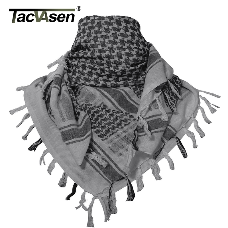 TACVASEN Men Military Scarf Tactical Desert Arab Keffiyeh Scarf Camouflage Head Scarf Women Arabic Cotton Paintball Face Mask T200103
TACVASEN Men Military Scarf Tactical Desert Arab Keffiyeh Scarf Camouflage Head Scarf Women Arabic Cotton Paintball Face Mask T200103