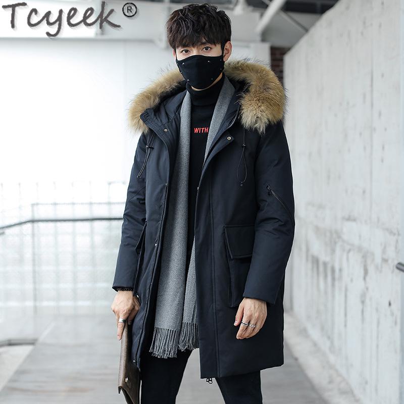 Tcyeek Winter Down Jacket Men Korean Men Parkas Thicken Warm Coats raccoon fur collar Mens Clothes Chaqueta Hombre Invierno 1914, Black
Tcyeek Winter Down Jacket Men Korean Men Parkas Thicken Warm Coats raccoon fur collar Mens Clothes Chaqueta Hombre Invierno 1914, Black