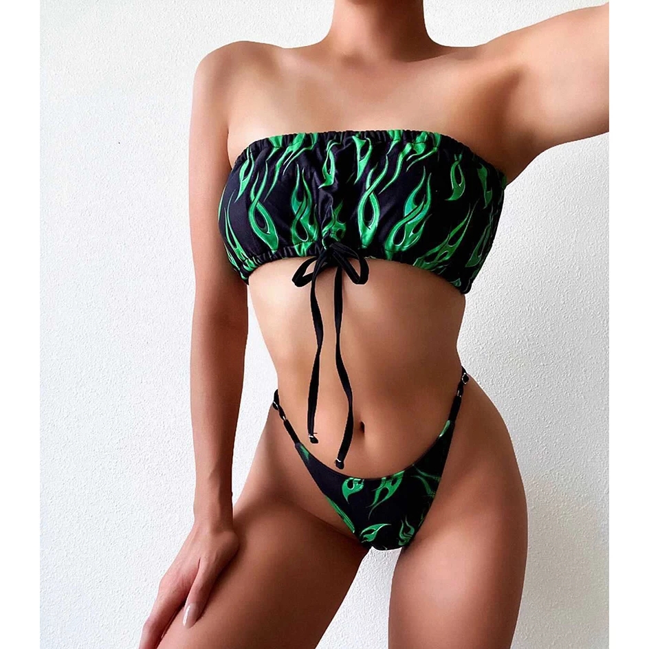 New Sexy Micro Bikinis 2021 Bandeau Swimsuit Women Swimwear Mini Thong Bikini Set Beachwear Swimming Bath for Bathing Suit Woman, Rose red
New Sexy Micro Bikinis 2021 Bandeau Swimsuit Women Swimwear Mini Thong Bikini Set Beachwear Swimming Bath for Bathing Suit Woman, Rose red