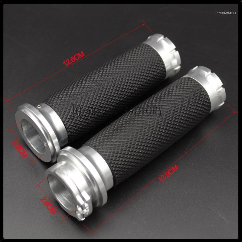 Handlebars For Handle Black CNC 1"25mm Handlebar Hand Grips Touring Dyna Softail Custom Silver1
Handlebars For Handle Black CNC 1"25mm Handlebar Hand Grips Touring Dyna Softail Custom Silver1