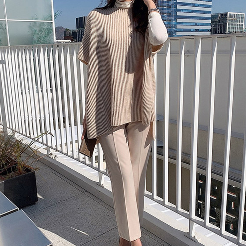 2021 New Korean Version Sweater Elegant Spring Autumn Fashion Loose Short Sleeve Round Neck Knitting Coat B08V, Gray
2021 New Korean Version Sweater Elegant Spring Autumn Fashion Loose Short Sleeve Round Neck Knitting Coat B08V, Gray