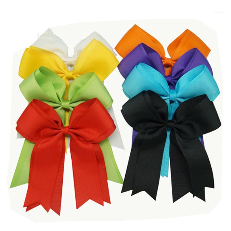 Hair Accessories Wholesale- 6 " Two Layer Solid Cheer Bows With Clips Baby Boutique Grosgrain Ribbon Girls Cheerleading Accessories1, White
Hair Accessories Wholesale- 6 " Two Layer Solid Cheer Bows With Clips Baby Boutique Grosgrain Ribbon Girls Cheerleading Accessories1, White