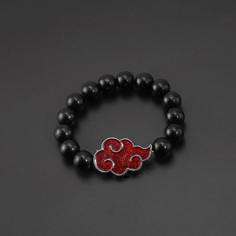 Anime Naruto Bracelets Cartoon Charm Akatsuki Cloud Handmade Black Beads Bracelet Men Women Bangle Jewelry Accessories
Anime Naruto Bracelets Cartoon Charm Akatsuki Cloud Handmade Black Beads Bracelet Men Women Bangle Jewelry Accessories