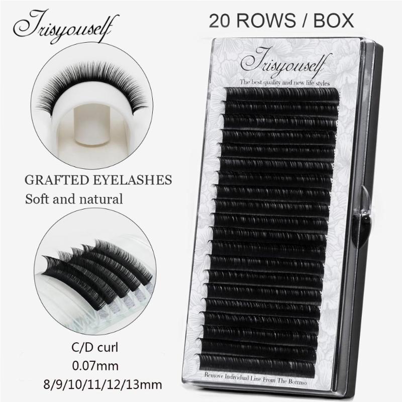 IRISYOUSELF 20 Rows False Eyelashes Natural Soft Eyelash Extensions Mink Individual Eyelashes Makeup maquiagem cilios
IRISYOUSELF 20 Rows False Eyelashes Natural Soft Eyelash Extensions Mink Individual Eyelashes Makeup maquiagem cilios
