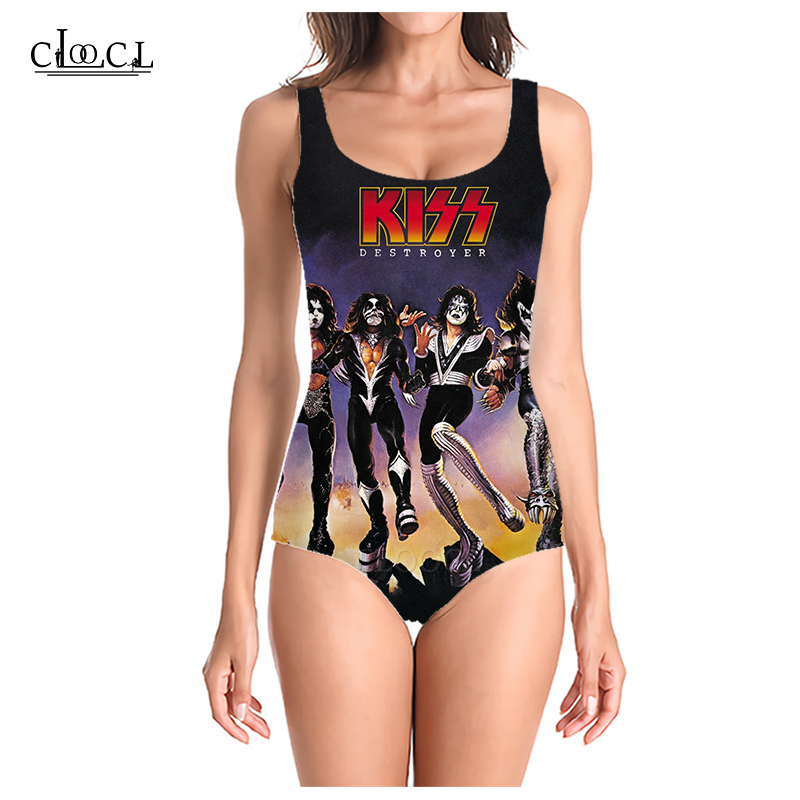 CLOOCL Rock Kiss Metal Band 2021 Summer Fashion 3D Printed Women Sleeveless Sexy Swimsuit Cosplay Swimsuits Beach One Piece Swimwear, White;black
CLOOCL Rock Kiss Metal Band 2021 Summer Fashion 3D Printed Women Sleeveless Sexy Swimsuit Cosplay Swimsuits Beach One Piece Swimwear, White;black