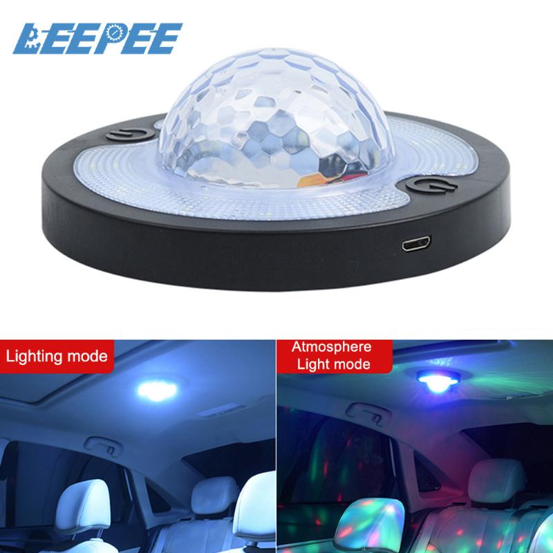 LED Car Interior Reading Light Voice Control Rhythm Atmosphere Light Disco Magic Stage Effect Lights Roof Magnet Ceiling Lamp
LED Car Interior Reading Light Voice Control Rhythm Atmosphere Light Disco Magic Stage Effect Lights Roof Magnet Ceiling Lamp