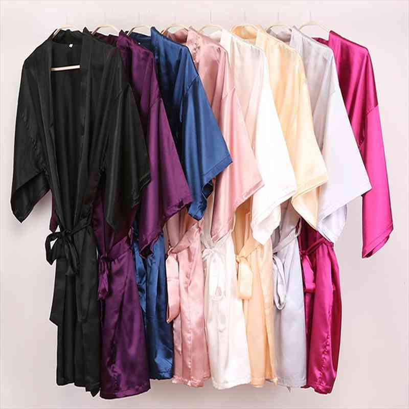C fung Plain Satin Robes Pink Champagne Silver Kimono Bathrobe Womens Simplicity Pajamas Wedding Party Robes Short S-xxl, Black;red
C fung Plain Satin Robes Pink Champagne Silver Kimono Bathrobe Womens Simplicity Pajamas Wedding Party Robes Short S-xxl, Black;red