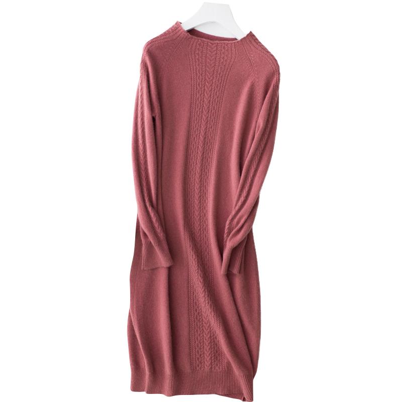 women dress 2021 new pure cashmere sweater female soft and comfortable O-neck pullovers women fashion long knitted sweater, Beige 
women dress 2021 new pure cashmere sweater female soft and comfortable O-neck pullovers women fashion long knitted sweater, Beige