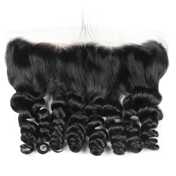 Loose Wave Lace Frontal 13X4 Lace Frontal With Baby Hair HD Transparent Lace Bleached Knots Free Part Natural Color Brazilian 100% Human Hair
Loose Wave Lace Frontal 13X4 Lace Frontal With Baby Hair HD Transparent Lace Bleached Knots Free Part Natural Color Brazilian 100% Human Hair